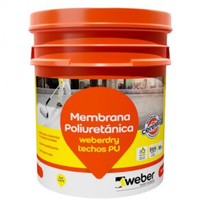 WEBER TECHOS PU BLANCO  X 10 kg