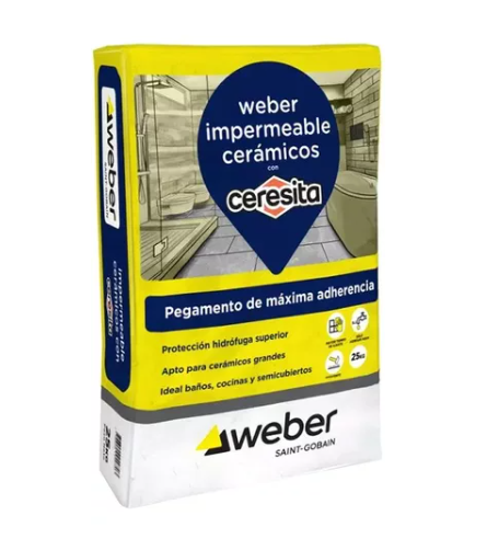 WEBER IMPERM C/CERESITA x 25 Kgs.