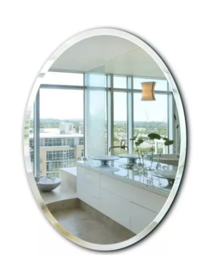 REFLEJAR-ESPEJO OVAL BISELADO 49X69 OUTLET