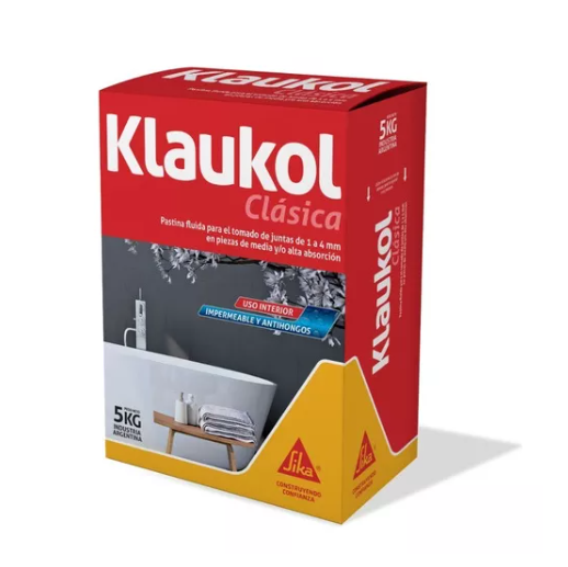 KLAUKOL PASTINA PORCELLANATO X 5KGS (GRIS PLOMO)